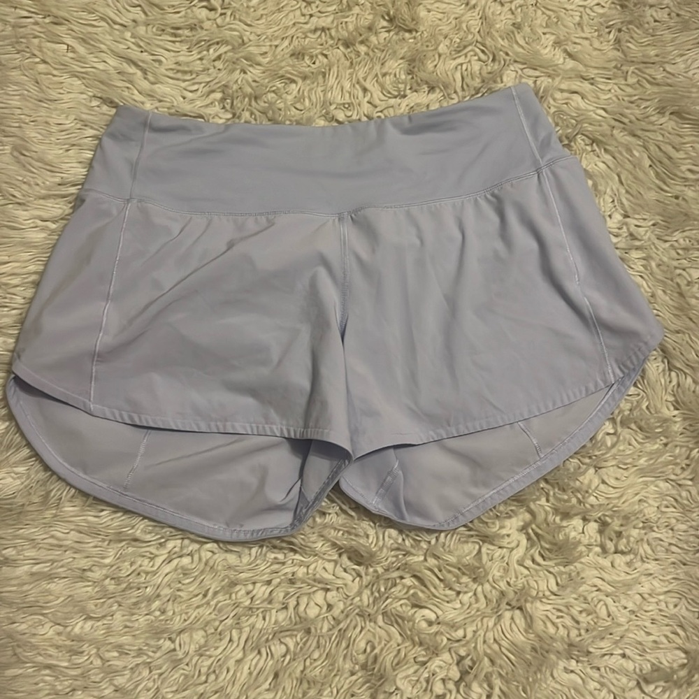 Lululemon speed up 4” shorts 8 tall